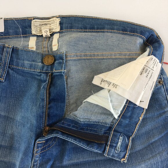 Current/ Elliott The Fling in Hilman Destroy Jeans Womens 28 - Picture 3 of 11